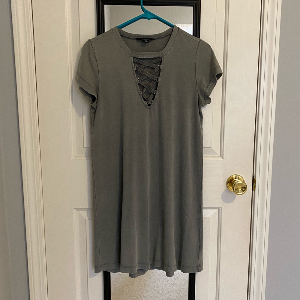 AE Army Green T-shirt Dress